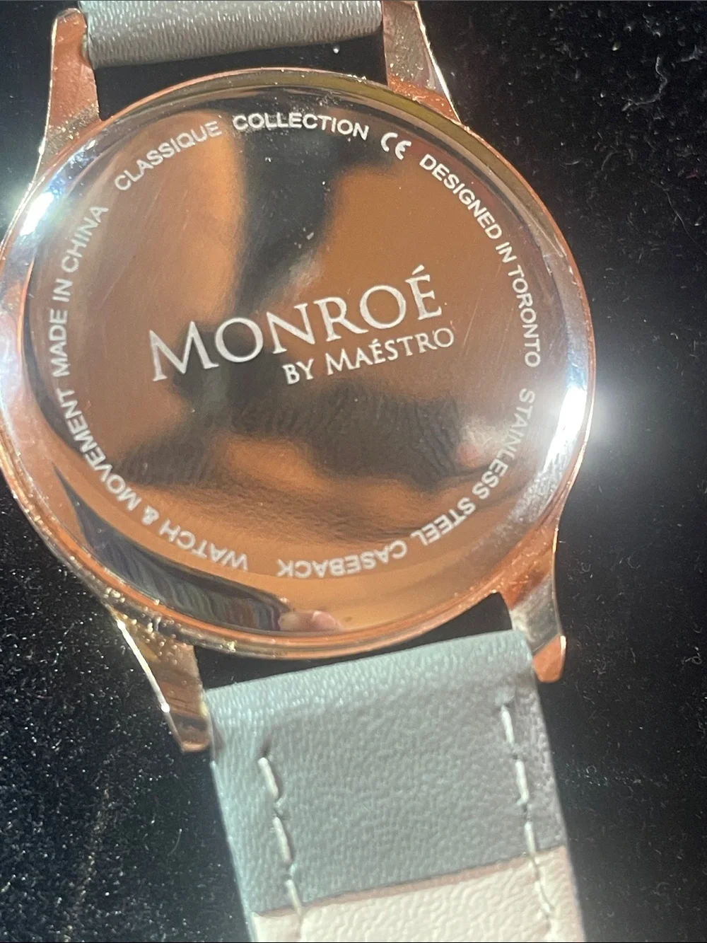 Monroe Men’s Watch by Maestro Sunburst Sole’rose